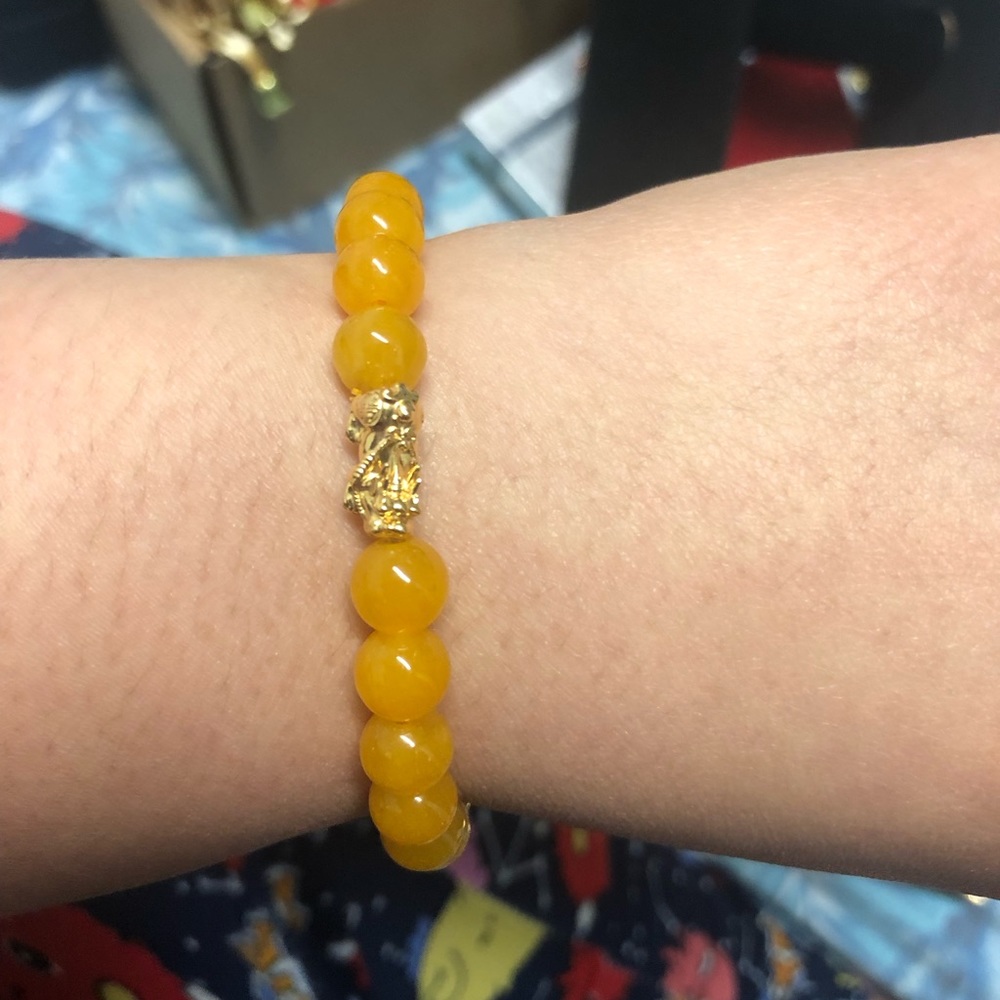 November Birthstone Lucky Charm Bracelet